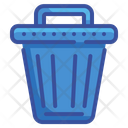 Trash Bin Basket Can Garbage Tools Utensils Icon