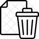 Trash Document Icon