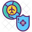Travel Insurance Accident Insurance House Insurance Icon