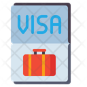 Travel Visa  Icon