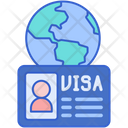 Travel Visa  Icon