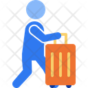 Traveler Passenger Luggage Icon