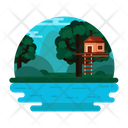 Tree Cabin Icon