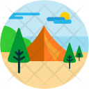 Camping Trekking Adventure Icon