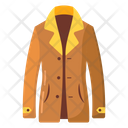 Coat Trench Coat Overcoat Icon