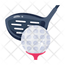 Golf Golf Tee Golf Ball Icon