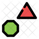 Triangle And Octagon Icon