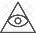Triangle Eye Icon