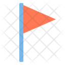 Triangle Flag Flag Stop Icon