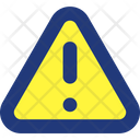 Triangle Shaped Caution Sign Icon