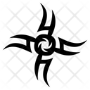 Tribal Tattoo Native Design Racial Tattoo Icon