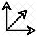 Arrows Triple Pointing Icon