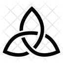 Triquetra Triquetra Metaphor Triquetra Symbol Icon