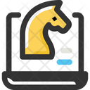 Trojan Horse Virus Attack Icon