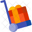Trolley With Gift Icon