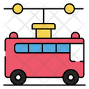 Trolley Bus Coach Transport Icon