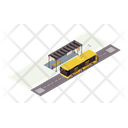 Trolleybus Stop Icon