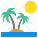 Tropical Beach Icon