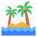 Tropical Island Icon