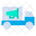 Truck Ads Shipping And Delivery Icon