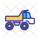 Truck Cargo Construction Icon