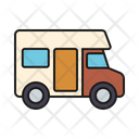 Truck Traveller Small Bus Icon