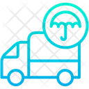 Truck Insurance Protection Shipment Icon