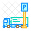 Truck Parking Icon