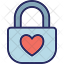 Heart Lock Love Inspiration Privacy Icon