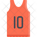 Basketball Unifrom Tshirt Icon