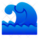 Tsunami Sea Wave Icon