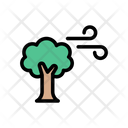 Tree Waves Disaster Icon
