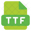 Ttf Document File Format Icon