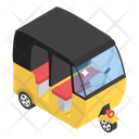 Rikshaw Auto Transport Icon