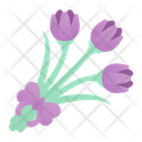 Tulips Flower Botanical Icon