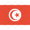 Tunesien Flagge Welt Symbol