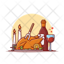 Turkey Dinner Icon