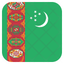 Turkmenistan Flag Icon