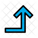 Turn Right Up Icon