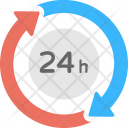 Turnaround Time 24 Icon