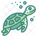 Turtle Sea Aquatic Animal Aquarium Icon