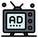 Tv Advertising Icon