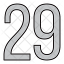 Numbers Days 29 Icon
