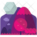 Twilight Countryside Forest Icon