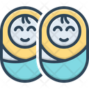 Twin Dual Double Icon