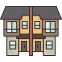 Twin House Home Icon