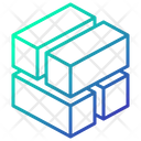 Twist Geometric Cube Icon