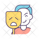 Two Faced Manipulator With Dramatic Statements Icon