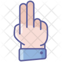 Two Fingers Icon