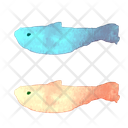 Two Fish Pisces Zodiac Sign Icon